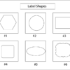 Label Shape Examples