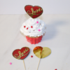 Glitter and Gold Cupcake Topper